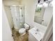 Bathroom featuring modern shower and vanity at 211 Murphy Ave, Lawrenceville, GA 30044