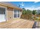 Spacious wooden deck overlooks backyard at 1055 Leighs Brook Way, Dacula, GA 30019