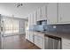 Kitchen with granite countertops and stainless steel appliances at 1055 Leighs Brook Way, Dacula, GA 30019