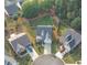 Aerial view of a neighborhood with well-maintained lawns and mature trees at 3406 Ravensworth Nw Trce, Kennesaw, GA 30144