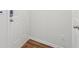 Entryway features wood floor, white walls, and a secure door at 4001 Avalon Sw Rd, Atlanta, GA 30331