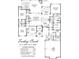 Detailed floor plan showcasing layout including bedrooms, kitchen, great room, and two-car garage at 107 Marks Way, Canton, GA 30115