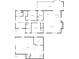 A floorplan featuring two floors of living space including a primary bedroom, kitchen, living room and garage at 2298 Cole Lake Rd, Dallas, GA 30157