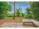 Serene backyard view from deck, offering a peaceful atmosphere at 4599 Park Dr, Pine Lake, GA 30083