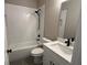 Clean bathroom featuring white subway tiles and modern fixtures at 157 Clay Wade Dr, Canton, GA 30114