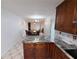 A modern kitchen with granite countertops and stainless steel appliances at 300 Redford Trl, Stockbridge, GA 30281