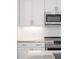 Modern kitchen featuring stainless appliances, tile backsplash and marble countertops at 371 Grant Se Cir # 1814, Atlanta, GA 30315