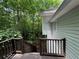 Deck overlooking a wooded backyard at 194 Spring Leaf Dr, Dallas, GA 30157