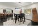 Open concept dining area with a view into the kitchen at 7445 Talbot, Sandy Springs, GA 30328