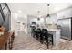 Modern kitchen with stainless steel appliances and an island at 648 Glendale Rd, Scottdale, GA 30079