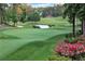 Picturesque golf course putting green at 5040 Harrington Rd, Johns Creek, GA 30022