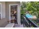 View from balcony showcasing a refreshing community pool at 2212 River Green Nw Dr, Atlanta, GA 30327