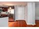 Bright entryway with hardwood floors and modern kitchen at 390 17Th Nw St # 4012, Atlanta, GA 30363