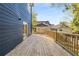 The spacious wooden back deck provides an excellent area for entertaining or relaxing outdoors at 971 Washington Sw Pl, Atlanta, GA 30314