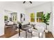 Bright home office featuring a modern desk, plush chair, and large windows offering natural light and views at 971 Washington Sw Pl, Atlanta, GA 30314