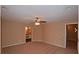 Bedroom with ensuite bathroom, ceiling fan and neutral walls at 26 Flint Ridge Se Dr, Mableton, GA 30126