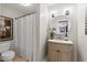 Stylish bathroom features a vanity with sink and updated fixtures at 8150 Albritton Downs, Cumming, GA 30041