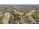 Aerial view of homes nestled along a golf course, blending residential living with recreational space at 8150 Albritton Downs, Cumming, GA 30041