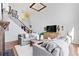 Large living room with comfortable seating, bright light and tall ceilings at 8150 Albritton Downs, Cumming, GA 30041