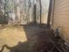 Backyard with gas meter and wood pile at 7592 Watson Kaye, Stone Mountain, GA 30087