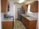 Efficient kitchen boasts updated appliances and bright countertops at 434 Spring Leaf Dr, Dallas, GA 30157