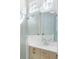 Modern bathroom with double vanity and glass shower at 377 Anders N, Chattahoochee Hills, GA 30268
