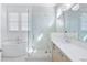 Spa-like bathroom with soaking tub and walk-in shower at 377 Anders N, Chattahoochee Hills, GA 30268