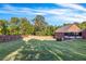 Spacious backyard with a wooden privacy fence at 1231 Bent Creek Dr, Mcdonough, GA 30252