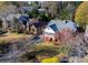 An aerial view of a brick home and neighboring properties at 1366 Emory Ne Rd, Atlanta, GA 30306