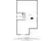 Floor plan of the attic featuring dimensions of 33'10