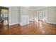 A bright living room with hardwood flooring and a decorative fireplace at 1366 Emory Ne Rd, Atlanta, GA 30306