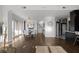 Bright dining room with hardwood floors and access to a balcony at 3475 Oak Valley Rd # 2820, Atlanta, GA 30326