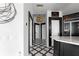Hallway with black and white checkered floor at 3475 Oak Valley Rd # 2820, Atlanta, GA 30326