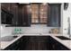 Modern kitchen with white subway tile backsplash at 3475 Oak Valley Rd # 2820, Atlanta, GA 30326