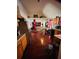 Kitchen with wood flooring and stainless steel appliances at 405 Pecan Wood, Fairburn, GA 30213