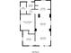 Detailed floor plan showcasing layout of living room, kitchen, bedrooms and bath at 1331 Walker Ave, Atlanta, GA 30344