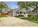 Charming gray home with a covered front porch and beautiful landscaping at 1331 Walker Ave, Atlanta, GA 30344