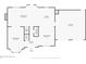 First floor layout, 983 sq ft with living room, kitchen, and garage at 5854 Cobalt Dr, Powder Springs, GA 30127