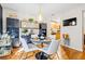 Bright dining room with a round table and four white chairs at 385 Ralph Mcgill Ne Blvd # E, Atlanta, GA 30312