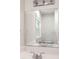 Bathroom with white countertop and a large mirror at 3611 Hillsborough Ln, Decatur, GA 30032