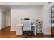 Bright home office area with modern desk and decor at 1100 Howell Mill Rd # 404, Atlanta, GA 30318