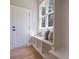 Mudroom area featuring bench seating, storage, and natural light at 1702 Eastside Parc St, Atlanta, GA 30316