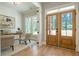Cozy office space showcasing stylish decor, natural light, and double french doors at 1702 Eastside Parc St, Atlanta, GA 30316