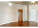 Entryway with hardwood floors, modern lighting, and a coat rack at 361 17Th Nw St # 1001, Atlanta, GA 30363