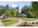 Relaxing gazebo with grassy area and walking path in community at 5760 Tillman Way, Powder Springs, GA 30127