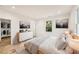 Bright bedroom with light hardwood floors, neutral walls and large windows bringing lots of light at 2611 Charlesgate Ave, Decatur, GA 30030