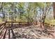 Back deck overlooking a wooded backyard at 2420 Green Rd, Loganville, GA 30052