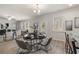 Casual dining area with round table, chairs, and access to the backyard at 495 Hancock Se Dr, Atlanta, GA 30354