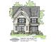Illustration of a charming two-story home with a steeply pitched roof and inviting front porch at 490 Waterman St, Marietta, GA 30060
