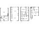 3-story floor plan showing a 2-car garage, 3 bedrooms, and 3.5 bathrooms at 1788 Peach Blossom Ne Ln # 45, Atlanta, GA 30324
